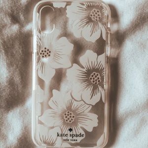 iPhone X/Xs case-kate spade hollyhock shock